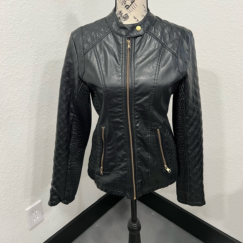 BB vegan leather jacket